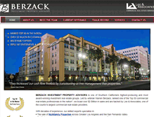 Tablet Screenshot of berzackadvisors.com